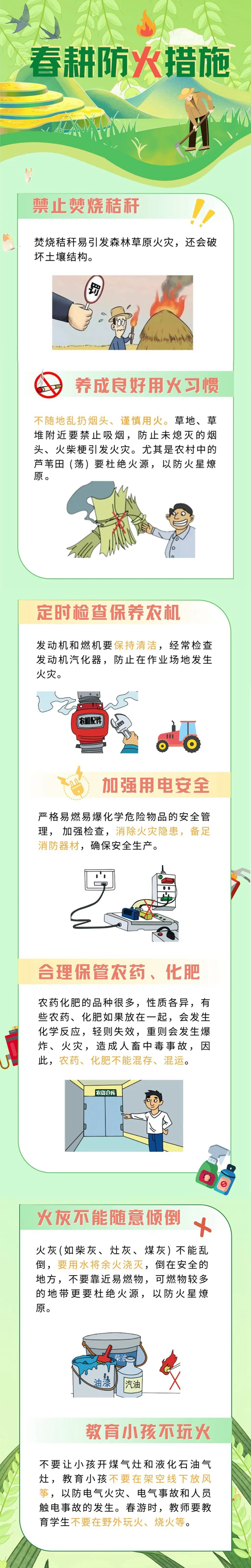 春雷响农耕忙，安全切莫忘