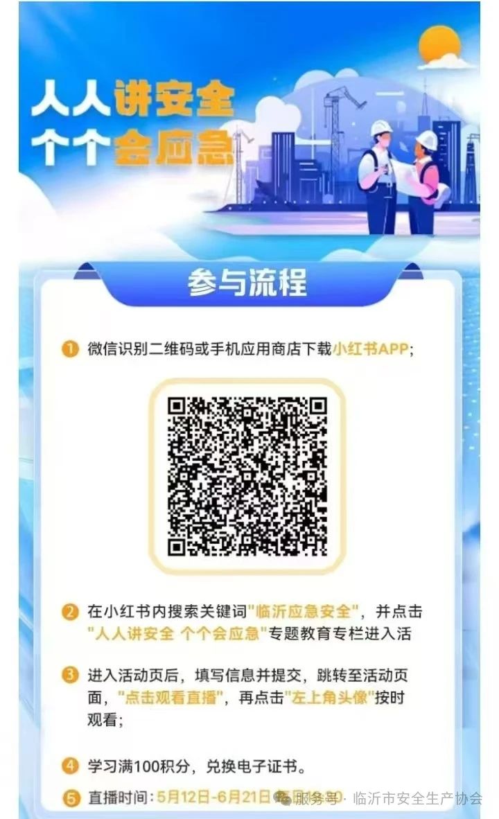 临沂市安全生产协会举办应急安全知识公益直播活动